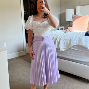 ASTR the label puff sleeve top